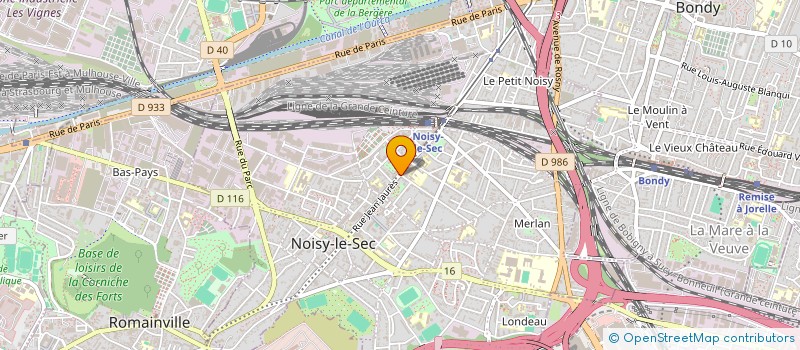 localisation de l'entreprise MONSIEUR MAMADOU DIALLO à NOISY-LE-SEC