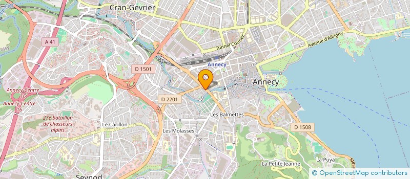 localisation de l'entreprise MONSIEUR MAMADOU DIALLO  ANNECY