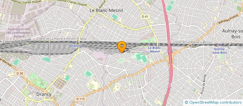 localisation de l'entreprise MONSIEUR MAMADOU DIALLO à LE BLANC-MESNIL