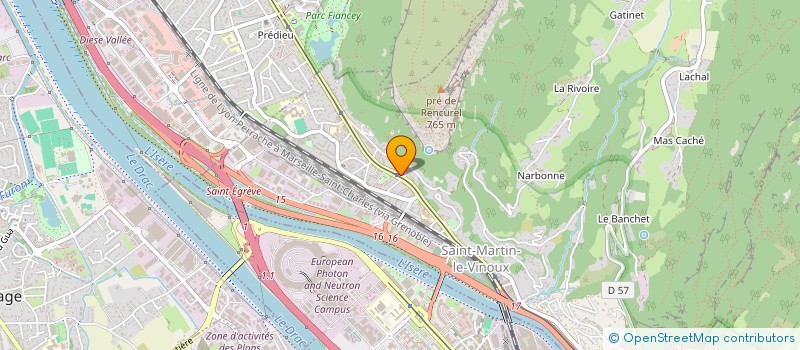 localisation de l'entreprise MONSIEUR MAMADOU DIALLO  SAINT-MARTIN-LE-VINOUX