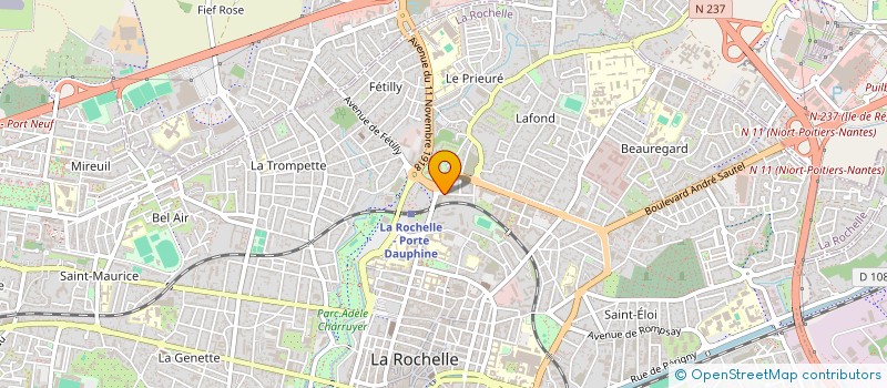 localisation de l'entreprise MONSIEUR MAMADOU DIALLO  LA ROCHELLE