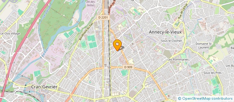 localisation de l'entreprise MONSIEUR MAMADOU DIALLO  ANNECY