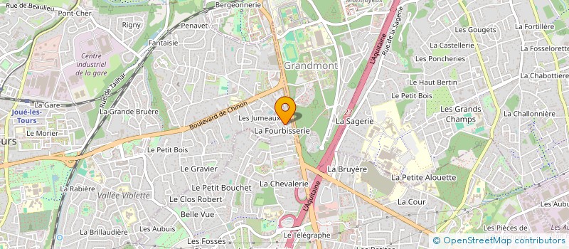 localisation de l'entreprise MONSIEUR MAMADOU DIALLO  CHAMBRAY-LES-TOURS