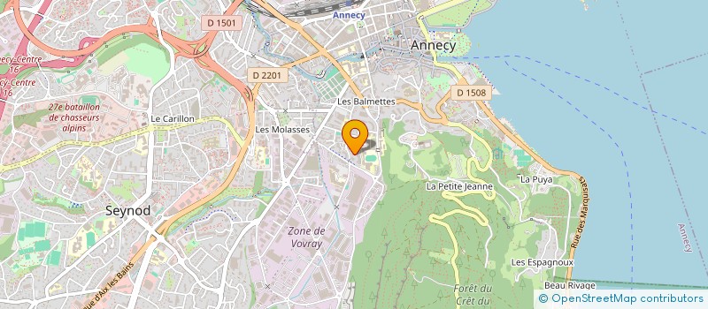 localisation de l'entreprise MONSIEUR MAMADOU DIALLO  ANNECY