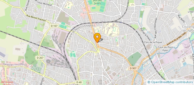 localisation de l'entreprise MONSIEUR MAMADOU DIALLO à NEVERS