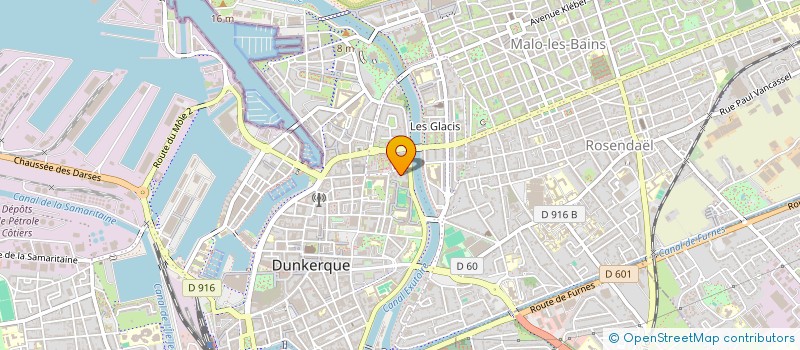 localisation de l'entreprise MONSIEUR MAMADOU DIALLO à DUNKERQUE