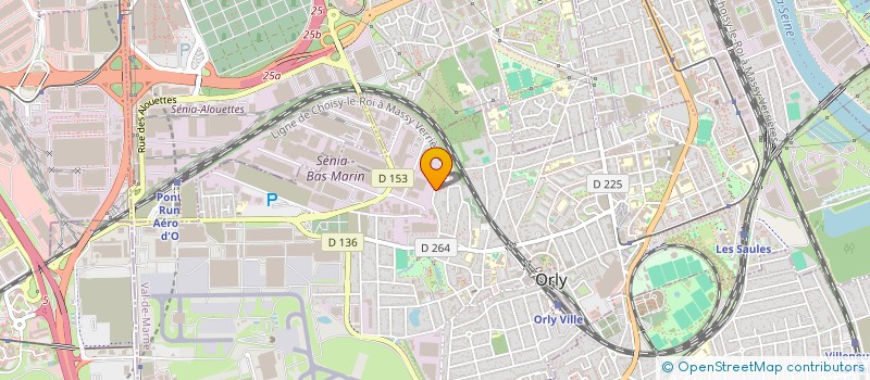 localisation de l'entreprise MONSIEUR MAMADOU DIALLO  ORLY