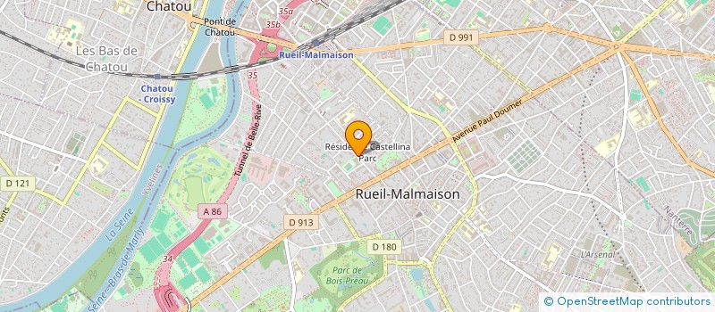 localisation de l'entreprise MONSIEUR MAMADOU DIALLO à RUEIL-MALMAISON