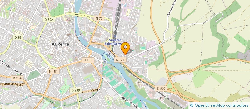 localisation de l'entreprise MONSIEUR MAMADOU DIALLO à AUXERRE
