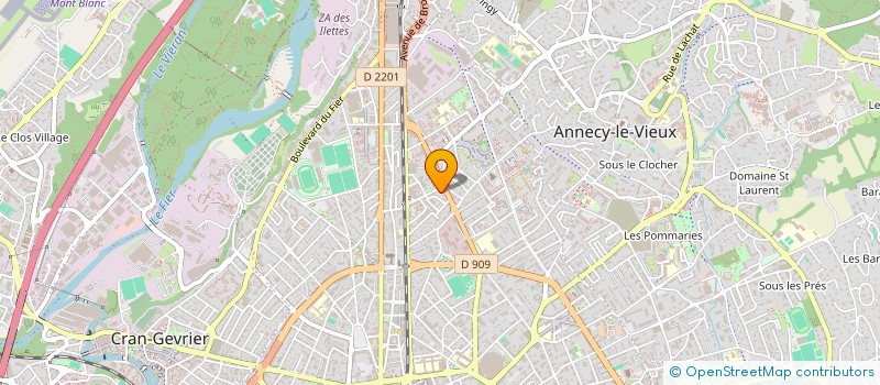 localisation de l'entreprise MONSIEUR MAMADOU DIALLO  ANNECY