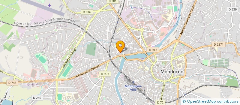 localisation de l'entreprise MONSIEUR MAMADOU DIALLO à MONTLUCON
