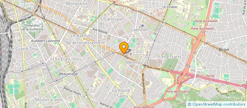 localisation de l'entreprise MONSIEUR MAMADOU DIALLO  LYON