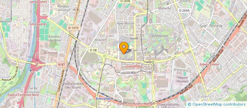 localisation de l'entreprise MONSIEUR MAMADOU DIALLO  GRENOBLE