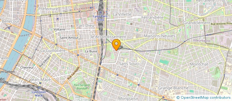 localisation de l'entreprise MONSIEUR MAMADOU DIALLO  LYON