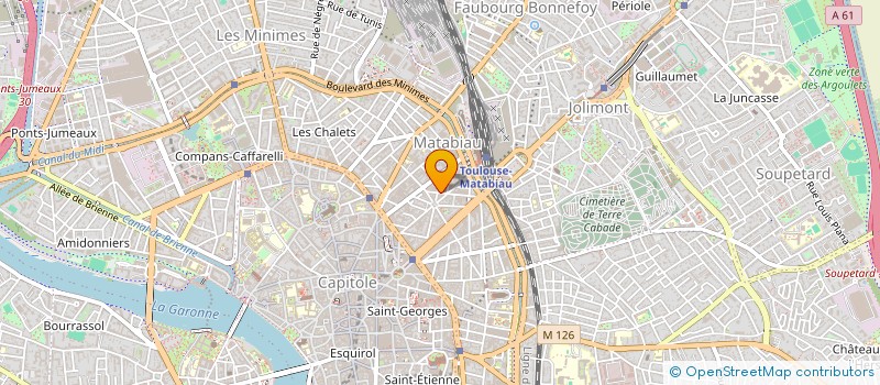 localisation de l'entreprise MONSIEUR MAMADOU DIALLO  TOULOUSE