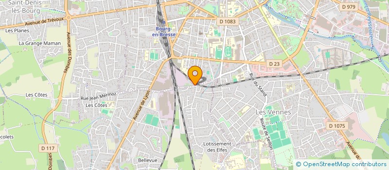 localisation de l'entreprise MONSIEUR MAMADOU DIALLO  BOURG-EN-BRESSE