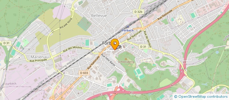 localisation de l'entreprise MONSIEUR MAMADOU DIALLO  FORBACH