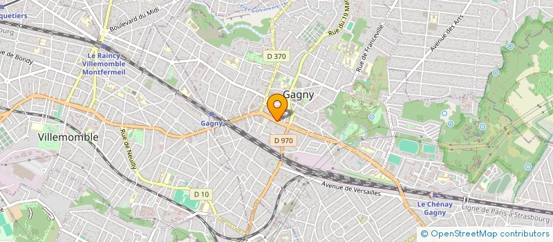 localisation de l'entreprise MONSIEUR MAMADOU DIALLO à GAGNY