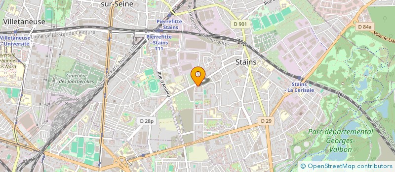 localisation de l'entreprise MONSIEUR MAMADOU DIALLO à STAINS