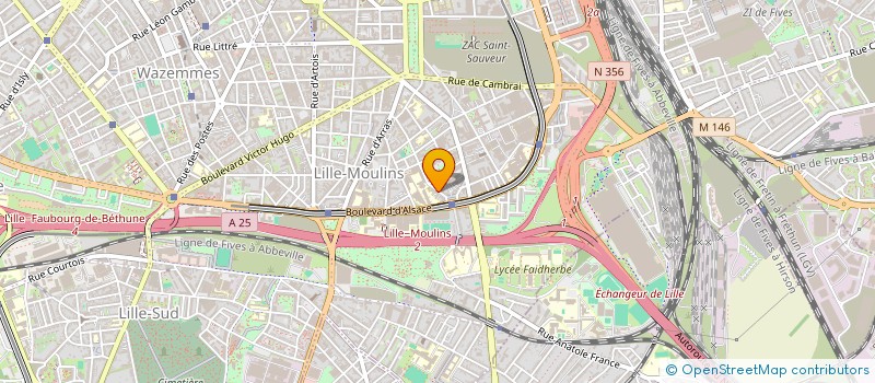 localisation de l'entreprise MONSIEUR MAMADOU DIALLO à LILLE