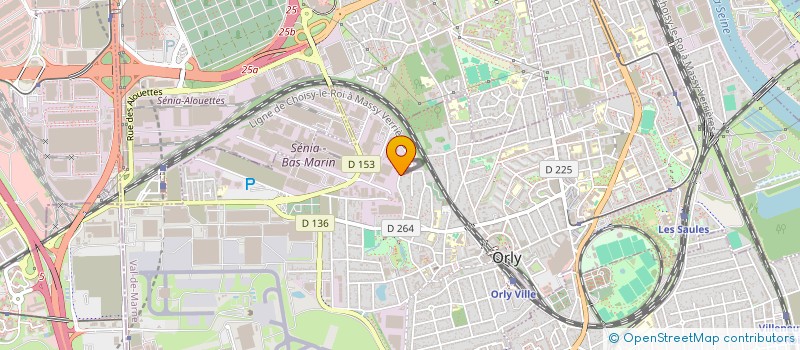 localisation de l'entreprise MONSIEUR MAMADOU DIALLO  ORLY