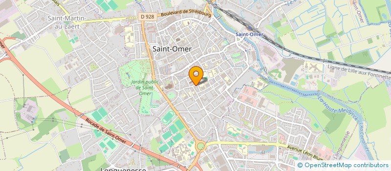 localisation de l'entreprise MONSIEUR MAMADOU DIALLO  SAINT-OMER