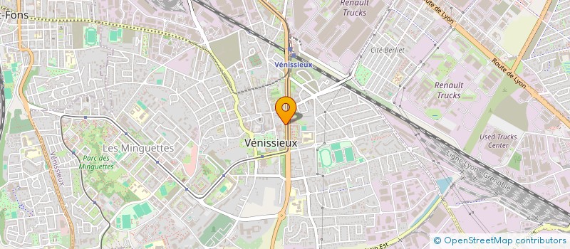 localisation de l'entreprise MONSIEUR MAMADOU DIALLO  VENISSIEUX