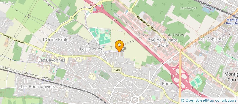 localisation de l'entreprise MONSIEUR MAMADOU DIALLO  HERBLAY-SUR-SEINE