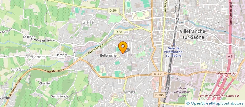 localisation de l'entreprise MONSIEUR MAMADOU DIALLO  VILLEFRANCHE-SUR-SAONE