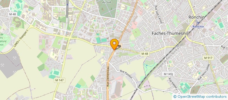 localisation de l'entreprise MONSIEUR MAMADOU DIALLO  WATTIGNIES