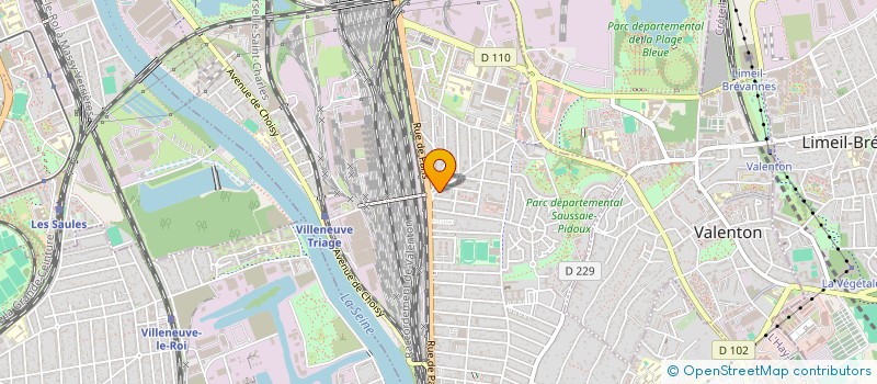 localisation de l'entreprise MONSIEUR MAMADOU DIALLO  VILLENEUVE-SAINT-GEORGES