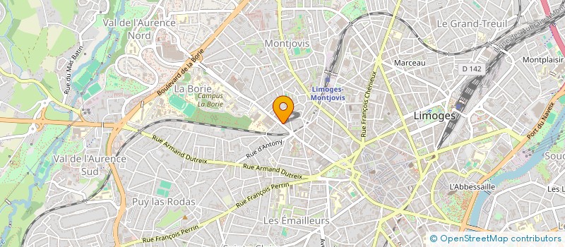 localisation de l'entreprise MONSIEUR MAMADOU DIALLO BALDE à LIMOGES