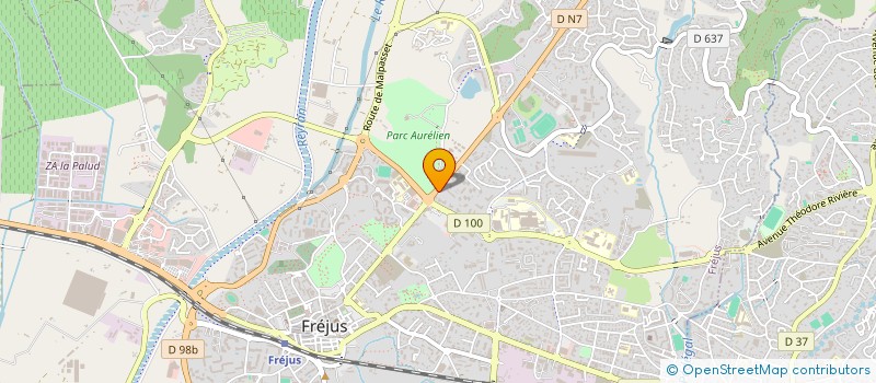 localisation de l'entreprise MONSIEUR MAMADOU DIAN CAMARA à FREJUS