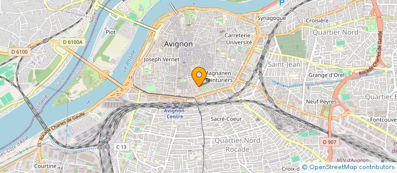 localisation de l'entreprise MONSIEUR MAMADOU DIANE  AVIGNON