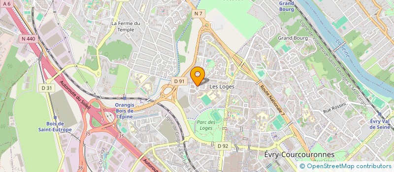 localisation de l'entreprise MONSIEUR MAMADOU DIAO DIALLO à EVRY-COURCOURONNES