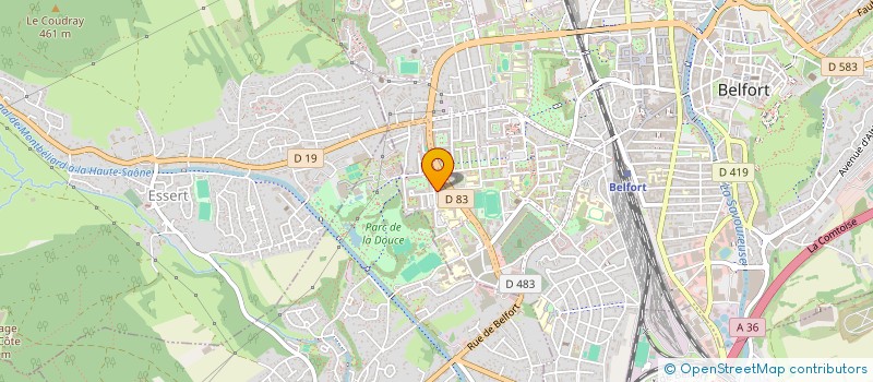 localisation de l'entreprise MONSIEUR MAMADOU DIAW  AUDINCOURT