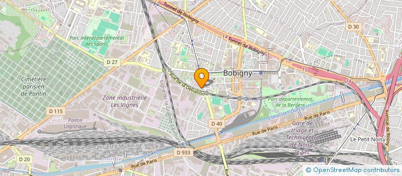 localisation de l'entreprise MONSIEUR MAMADOU DIAWARA  BOBIGNY