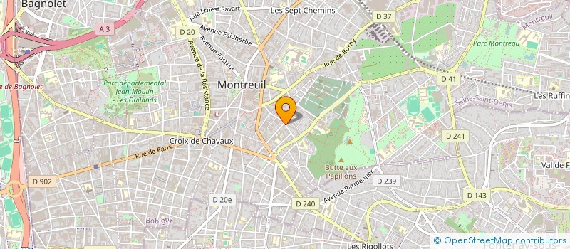 localisation de l'entreprise MONSIEUR MAMADOU DICKO à MONTREUIL