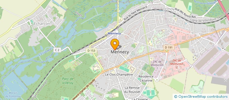 localisation de l'entreprise MONSIEUR MAMADOU DIONE à MENNECY