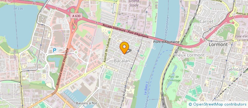 localisation de l'entreprise MONSIEUR MAMADOU DIONG  BORDEAUX