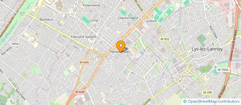 localisation de l'entreprise MONSIEUR MAMADOU DIOP à ROUBAIX