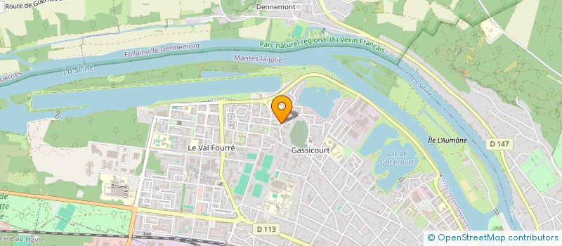 localisation de l'entreprise MONSIEUR MAMADOU DIOP  MANTES-LA-JOLIE