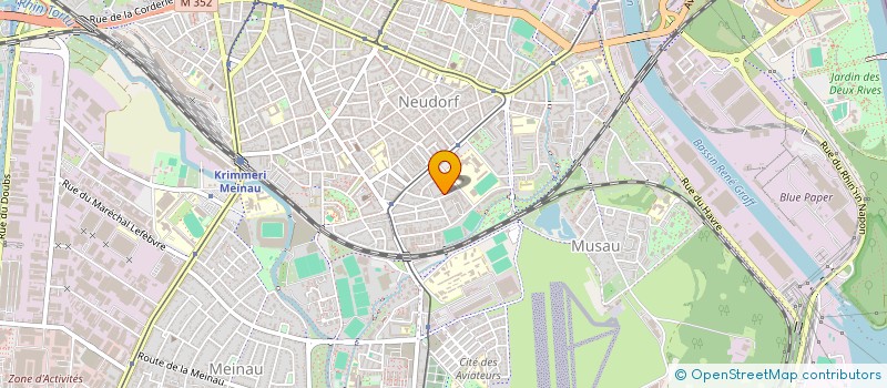 localisation de l'entreprise MONSIEUR MAMADOU DIOP  STRASBOURG