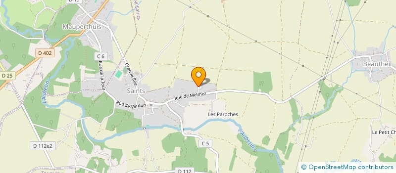 localisation de l'entreprise MONSIEUR MAMADOU DIOUF  BEAUTHEIL-SAINTS