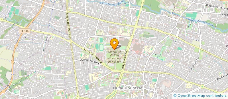 localisation de l'entreprise MONSIEUR MAMADOU DIOUF à PAU