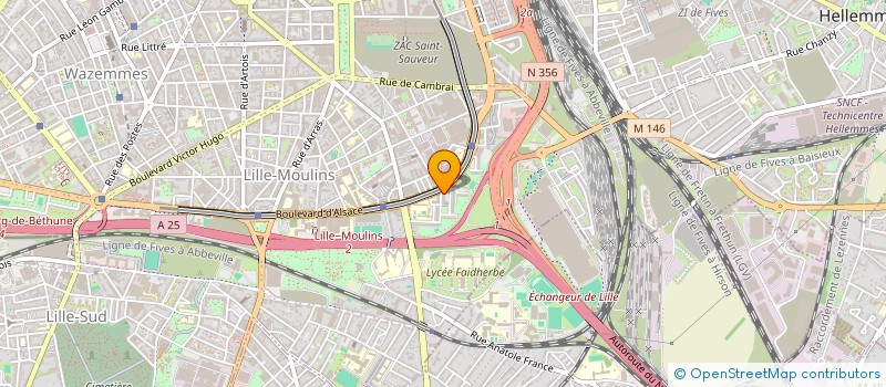 localisation de l'entreprise MONSIEUR MAMADOU DJAN DIALLO à LILLE
