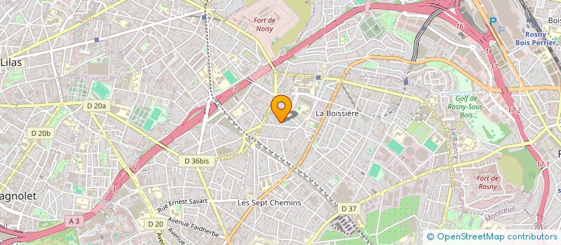 localisation de l'entreprise MONSIEUR MAMADOU DOSSO à MONTREUIL