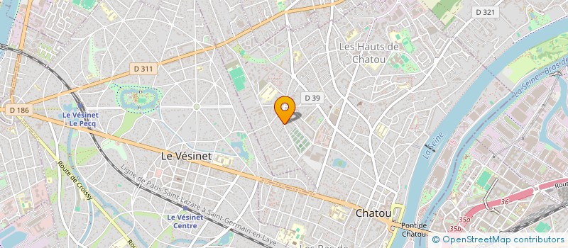 localisation de l'entreprise MONSIEUR MAMADOU DOSSO  CHATOU