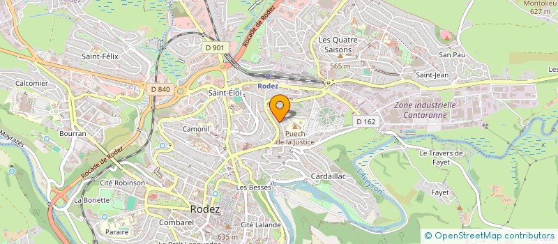 localisation de l'entreprise MONSIEUR MAMADOU DOUCANSY  RODEZ