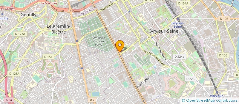 localisation de l'entreprise MONSIEUR MAMADOU DOUMBIA  IVRY-SUR-SEINE